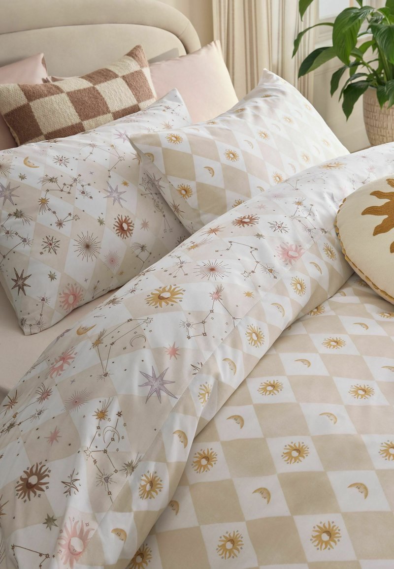 Next HOROSCOPES REVERSIBLE DUVET COVER AND PILLOWCASE SET - Bettwäsche