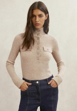 REGULAR FIT - ELLY  - Svetrík - neutral