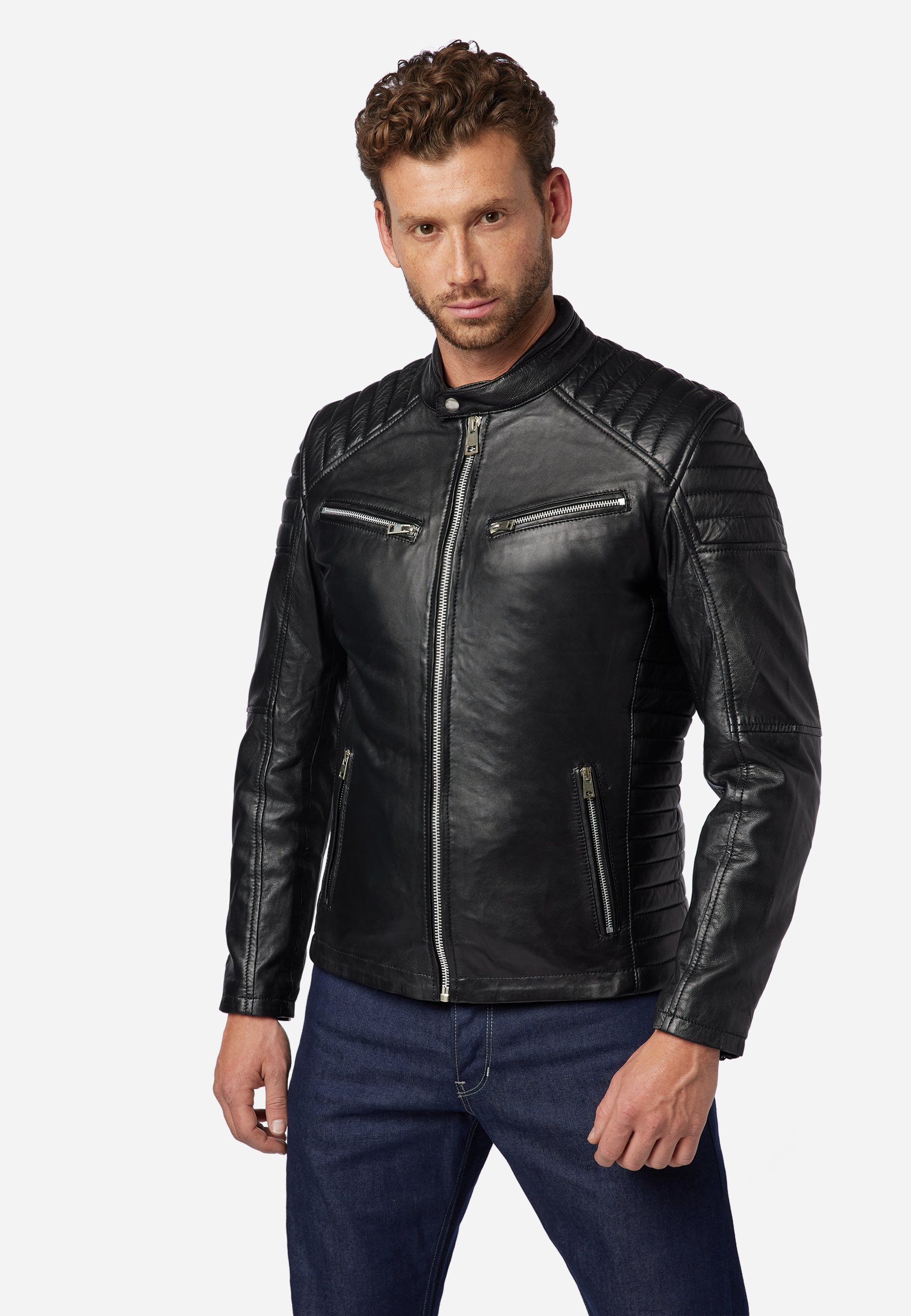 AllSaints CORA - Leather jacket - brown - Zalando