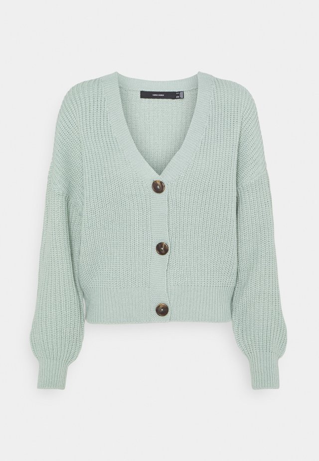 VMLEA V NECK CARDIGAN  - Strickjacke - jadeite