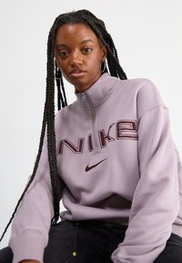 Nike Sportswear LOGO - Mikina - light violet ore/platinum violet/burgundy crush