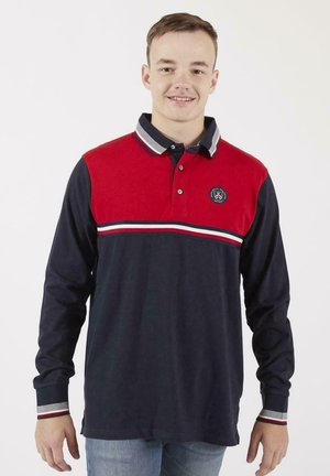 RALLYE EXPERIENCE - Polo - bleu marine et rouge
