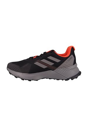 SOULSTRIDE - Laufschuh Trail - core black grey four semi impact orange