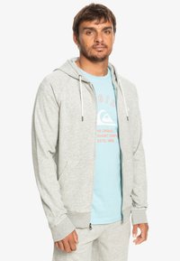 Quiksilver Mikina na zip - light grey heather