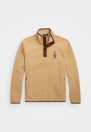 Polo Ralph Lauren POLO BEAR BRUSHED FLEECE PULLOVER - Fleecegenser - classic camel