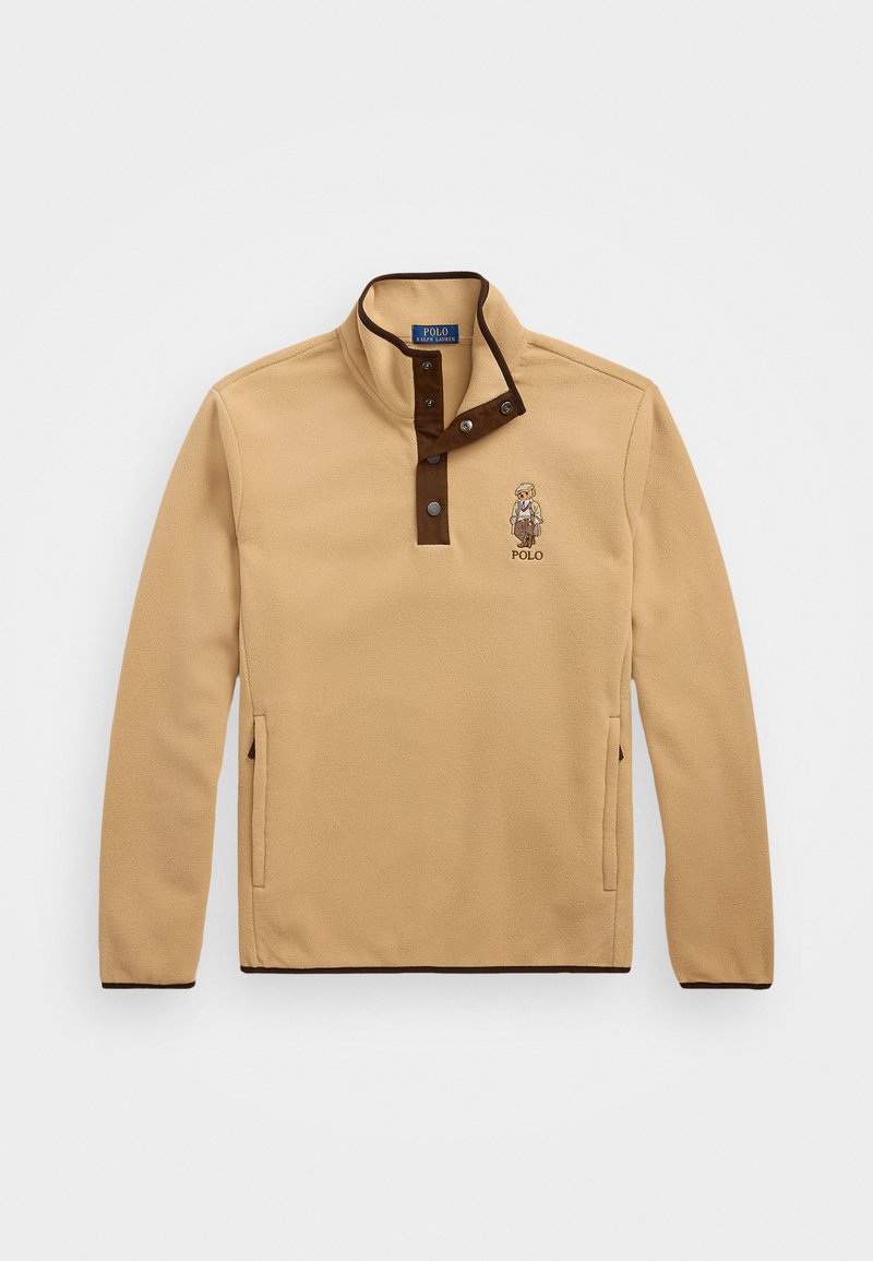 Polo Ralph Lauren POLO BEAR BRUSHED FLEECE PULLOVER - Fleece trui - classic camel