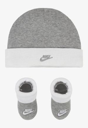 FUTURA HAT AND BOOTIE BABY SET - Mössa - dark grey heather