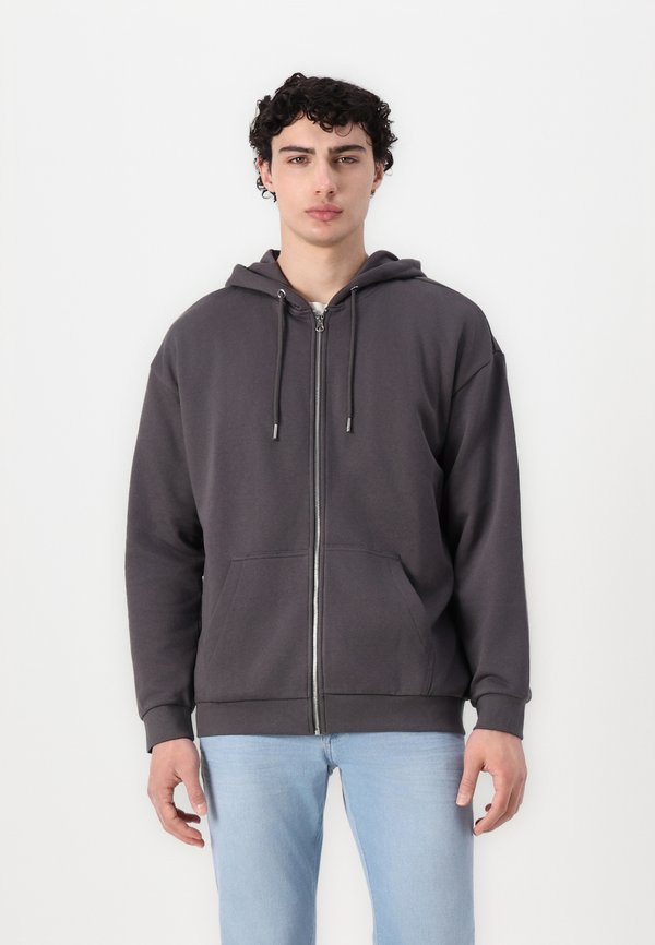 Zip-up sweatshirt - forged iron