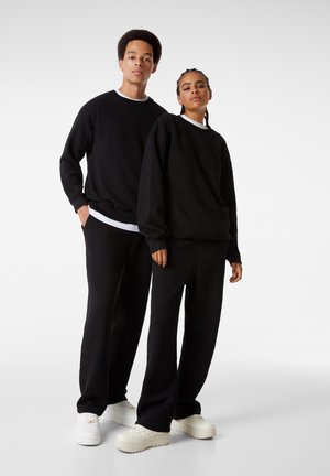 ROUND NECK - Sweatshirts - black