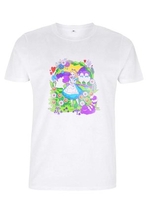 ALICE IN WONDERLAND ALICE PSYCHEDELIC SCENE - DSAX04CGSC - T-shirt con stampa - white