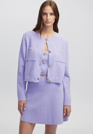 TEXTURED  - Strickjacke - lilac