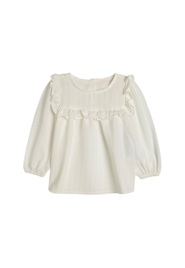 FRILL DETAIL  - Bluse - beige