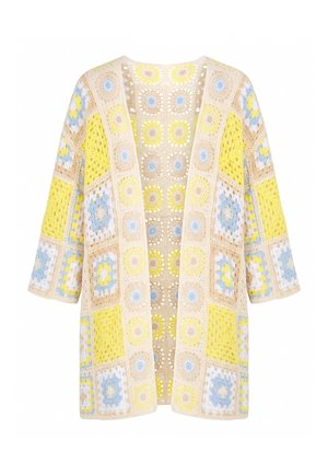 IZIA IZIA CARDIGAN - Strickjacke - yellow multicolor