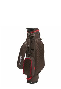 CADDY - Torba za teniski reket - dark brown/better scarlet