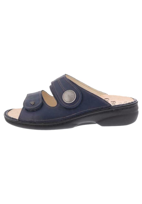 Pantolette flach - missouri blau