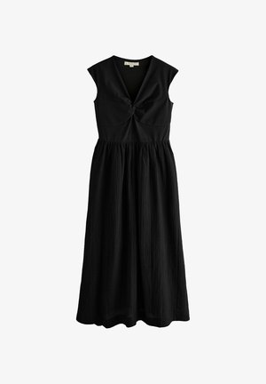 Laura Ashley, REGULAR FIT - TWIST FRONT 2IN1 DRESS - Maxikleid - black