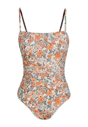 Cupshe, BACKLESS SPAGHETTI - Costume da bagno - orange floral
