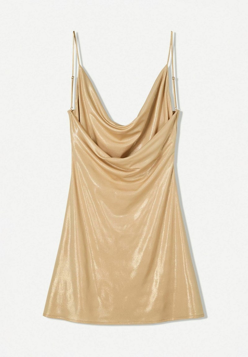 Gold Slip Dress Short Marilyn Short Slip Dress - Cinnamon Gold Slip Dress Short Marilyn Short Slip Dress - Cinnamon