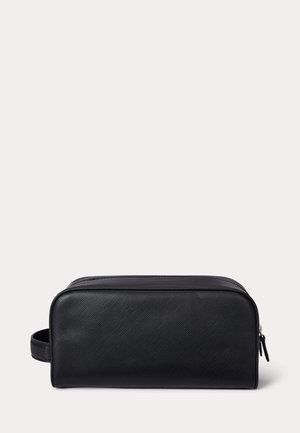 Polo Ralph Lauren, SAFFIANO LEATHER TRAVEL CASE UNISEX - Trousse de toilette - black