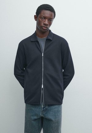 WITH COLLAR  - Giacca leggera - dark blue