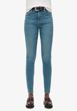 Superdry VINTAGE HIGH RISE  - Jeans Skinny Fit - salem mid blue