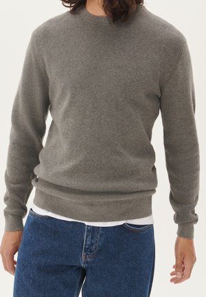 Strickpullover - light grey