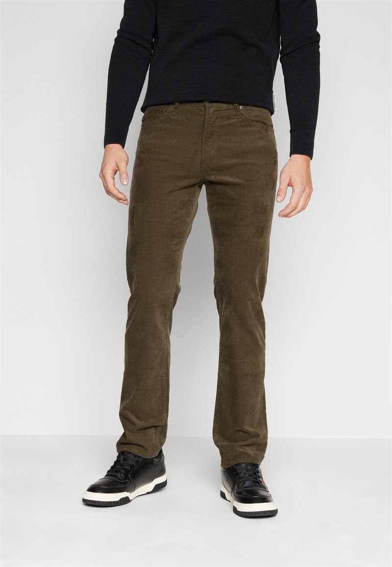 GAP V-STRAIGHT - Broek - deep depths/donkergroen - Zalando.be