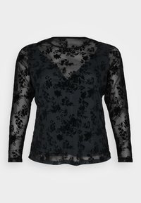 CARELODIE O NECK BLOUSE  - Bluse - black