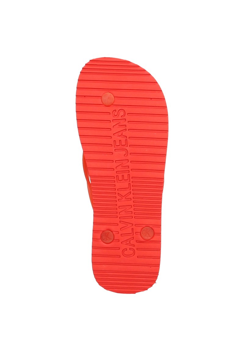 Damen Zehentrenner | Calvin Klein Jeans MONOGRAM Bade-Zehentrenner rot - DL69130 Damen Zehentrenner | Calvin Klein Jeans MONOGRAM Bade-Zehentrenner rot - DL69130