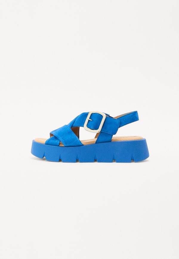 Platform sandals - saphir