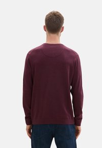 TOM TAILOR Strickpullover - dunkelrot