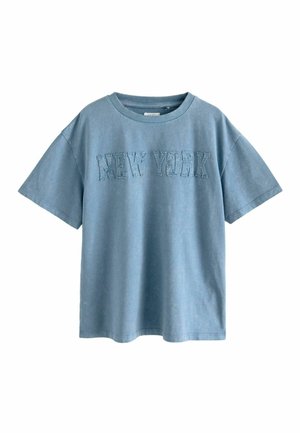 NEW YORK - Apdrukāts T-krekls - blue