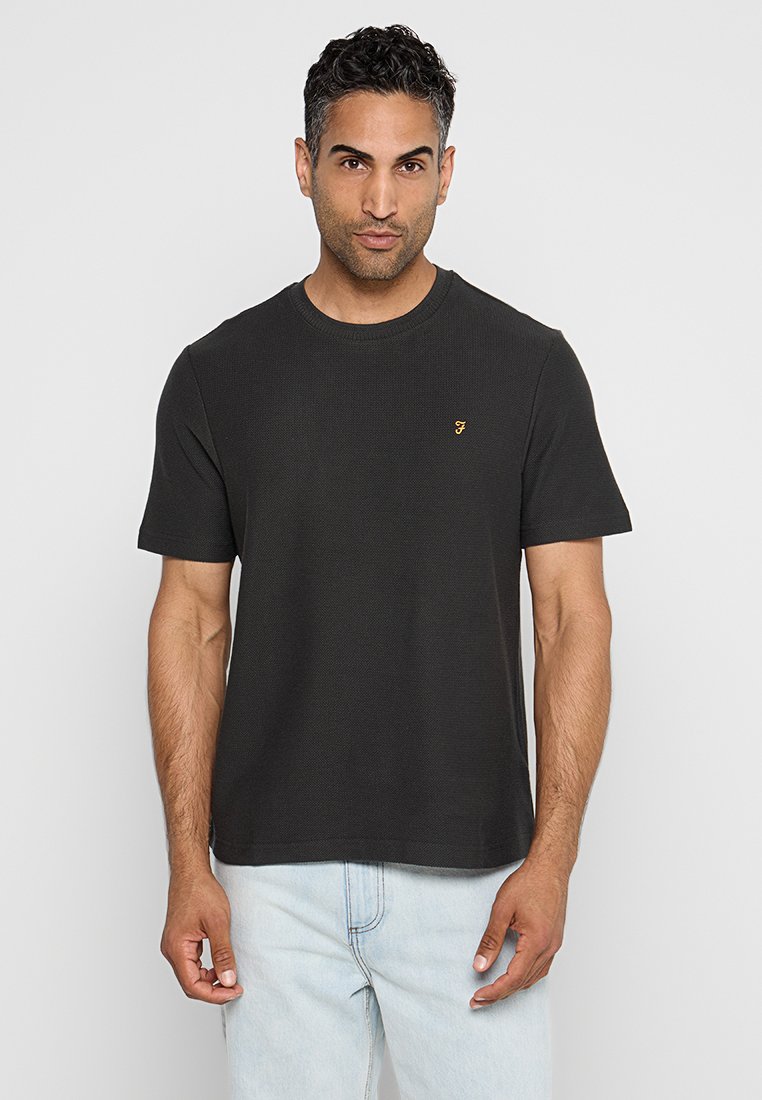 Farah T-shirt basic zwart Farah T-shirt basic zwart