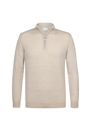 PROFUOMO THE MERINO HALF ZIP - Trui - beige