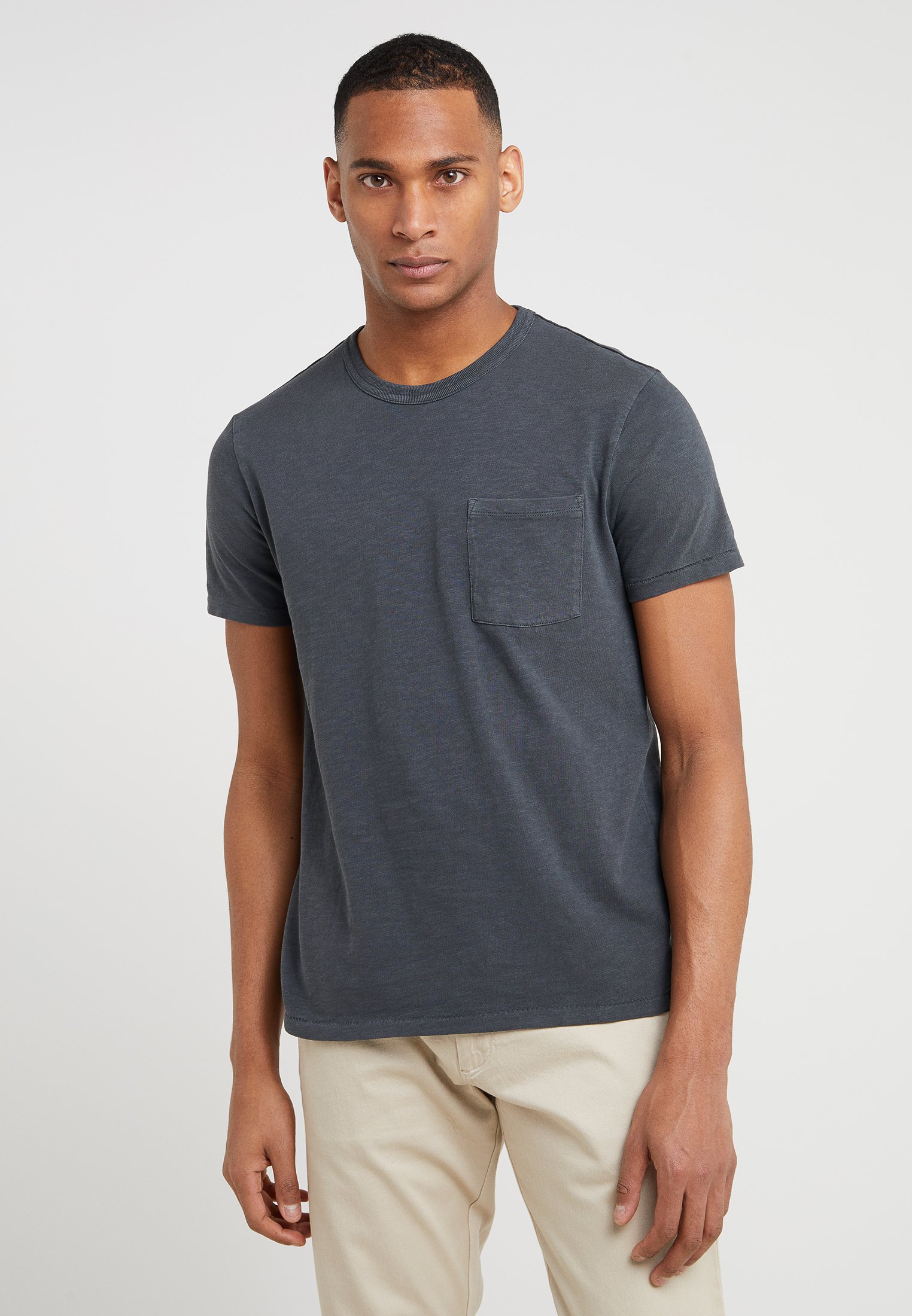 J Crew Garment Dye Tee T Shirt Basic Black Schwarz Zalando De