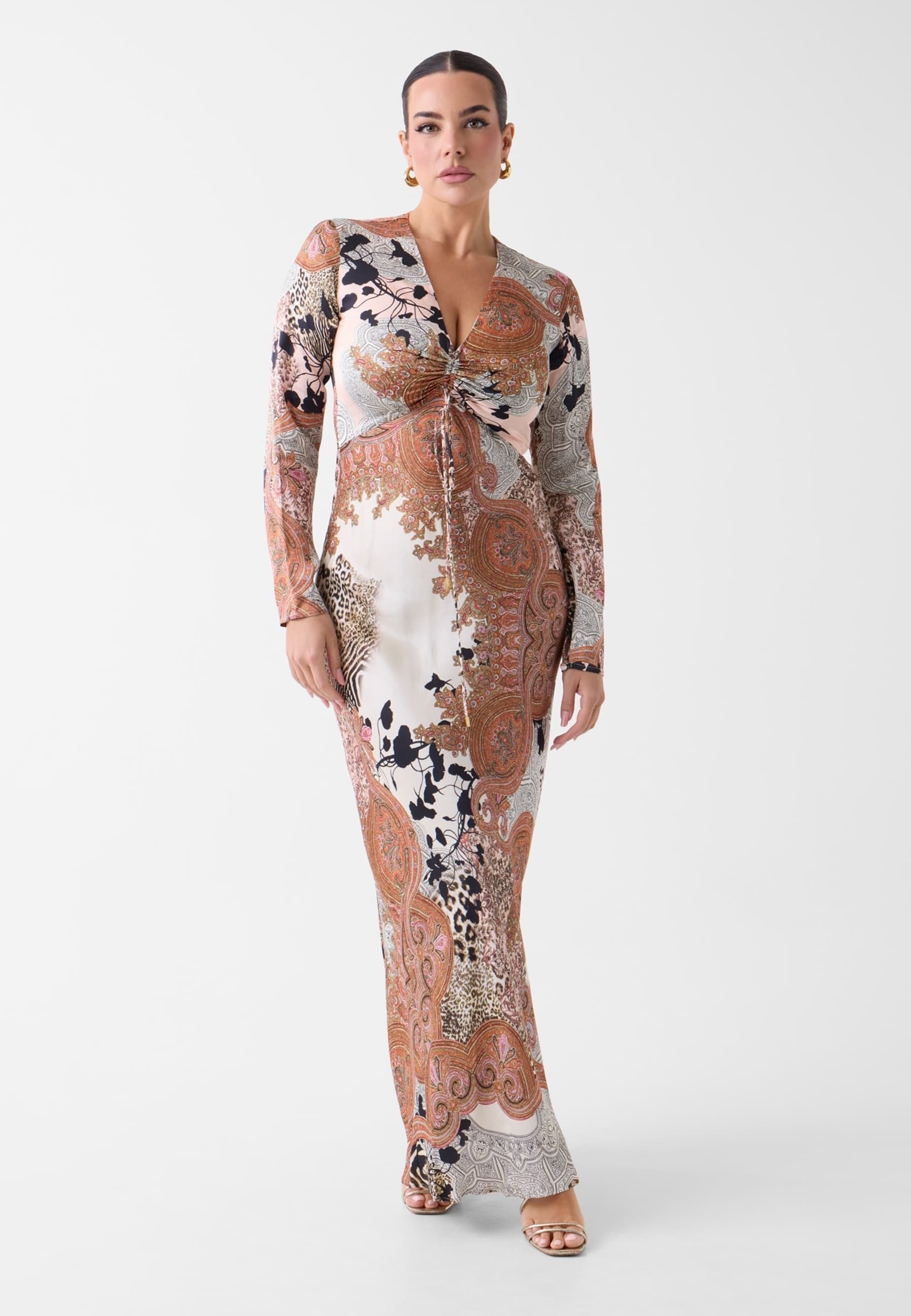 lace dressing gown white Long lace robe, Bridal robe with nightgown, Sheer robe, White lace robe main image 1