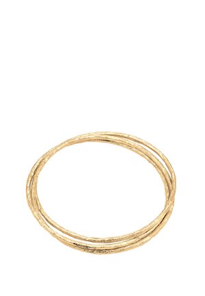 3-PACK STRUCTURED BASIC - Armbånd - gold-coloured