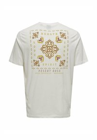 Only & Sons 2ER-SET RUNDHALS KURZARM - Print T-shirt - weiß