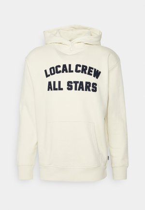 WITH ARTWORK - Jersey con capucha - creme