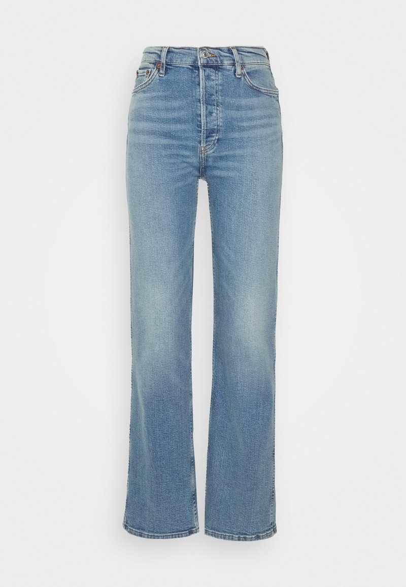 RE/DONE Straight leg jeans blauw denim/bluedenim RE/DONE Straight leg jeans blauw denim/bluedenim