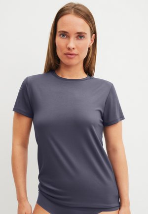 NATURAL SKIN KURZARM - Nachtwäsche Shirt - graystone