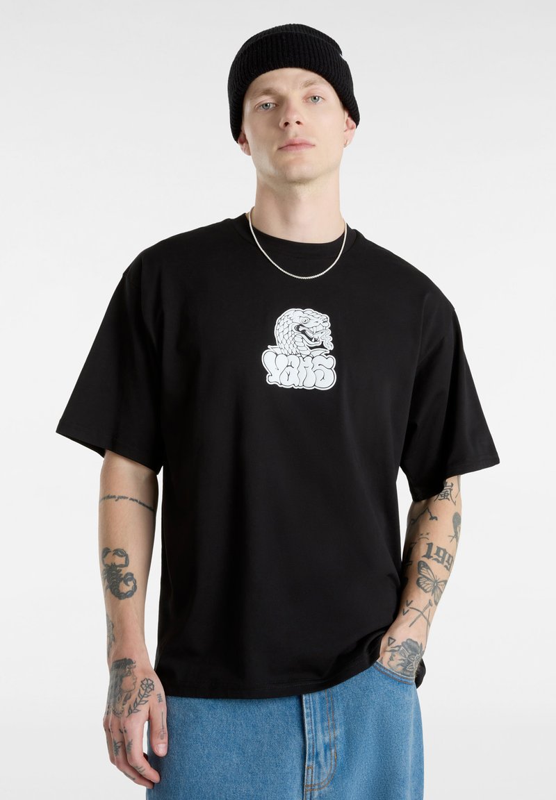 Vans RATTLER - Camiseta estampada - black