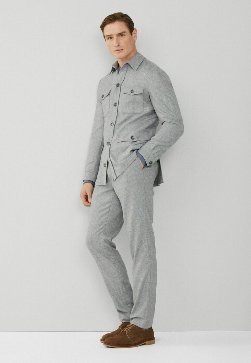 Hackett London Jas lichtgrijs