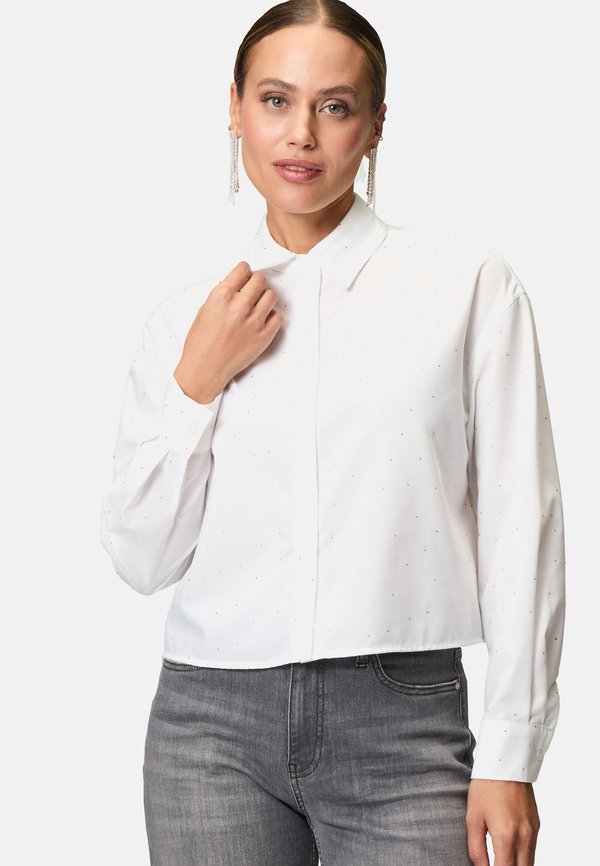 MIT STRASSTEINEN - Hemdbluse