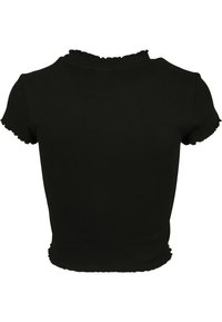 Urban Classics LADIES CROPPED RIB TEE - Blůza - black