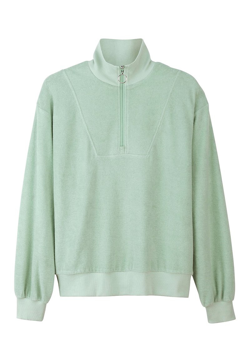 Damen Strickjacken | hessnatur Strickpullover wassergrün/grün - QA90681 Damen Strickjacken | hessnatur Strickpullover wassergrün/grün - QA90681
