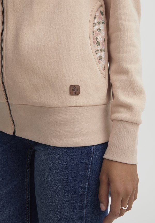 Zip-up sweatshirt - mahogany rose3