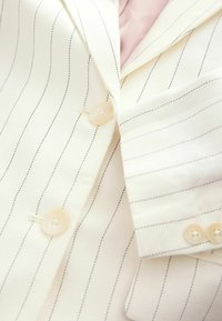 REGULAR FIT - STRIPED SINGLE BREASTED  - Blazer - black white