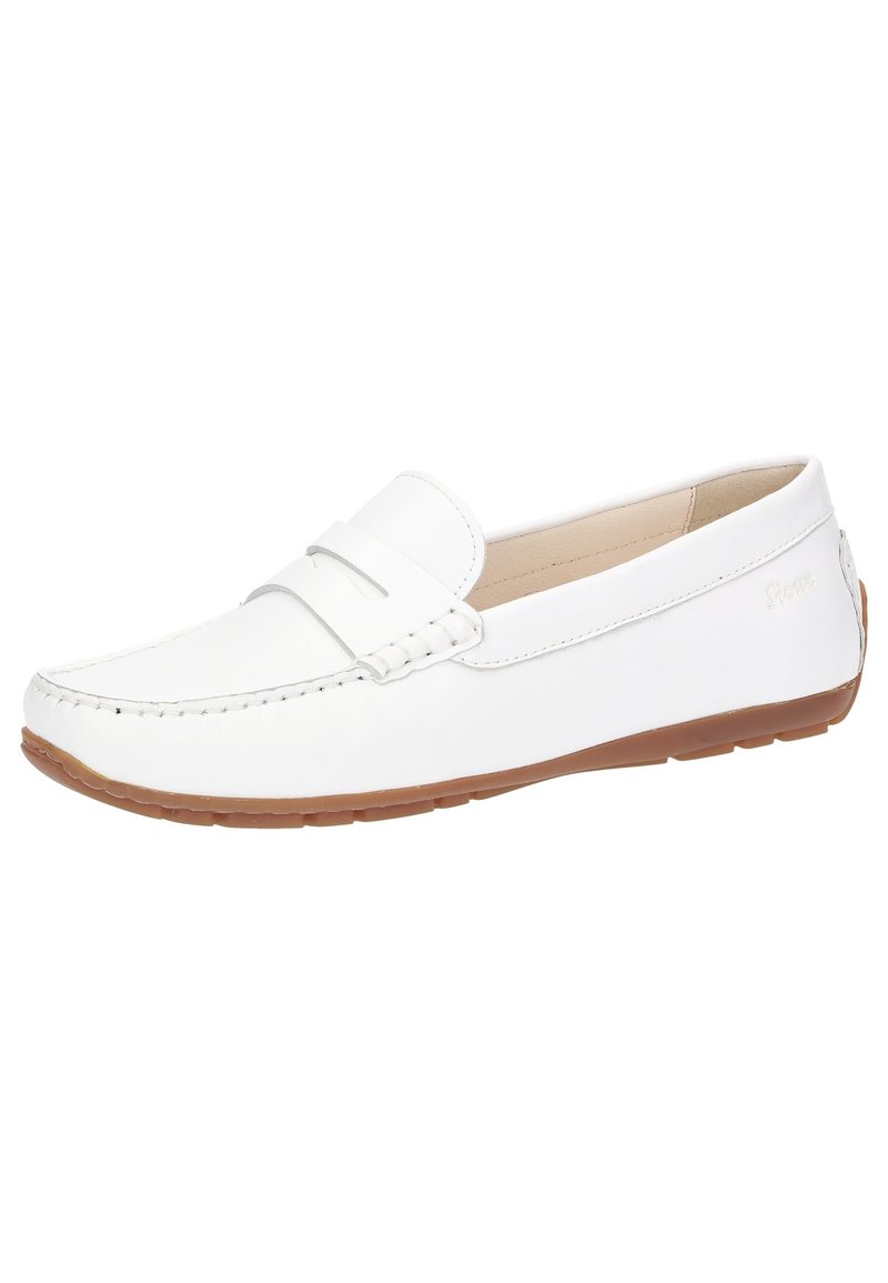 Damen Halbschuhe | Sioux CARMONA Mokassin weiß - HF98522 Damen Halbschuhe | Sioux CARMONA Mokassin weiß - HF98522