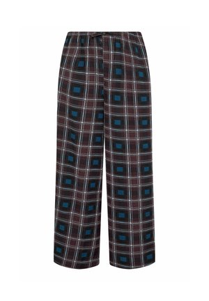 Yours Clothing, PLUS SIZE WIDE LEG TROUSERS - Pantaloni - burgundy